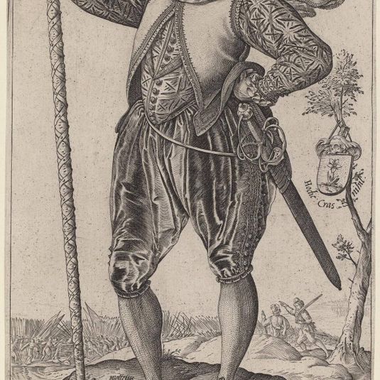 A Pike-Man Turned to the Left