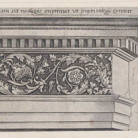 Speculum Romanae Magnificentiae: Ionic Entablature