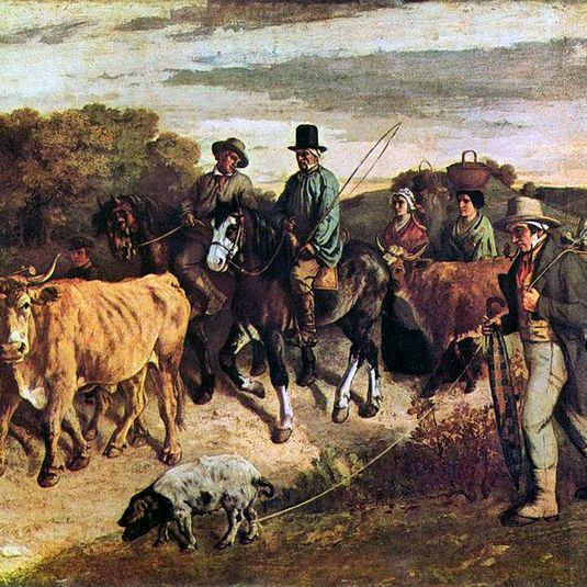 Peasants from Flagey back from the Fair