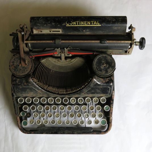 Joe Strummer's typewriter