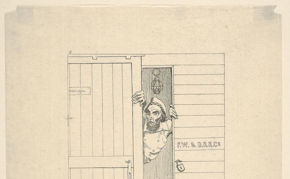 Passage Through Baltimore (from Confederate War Etchings)