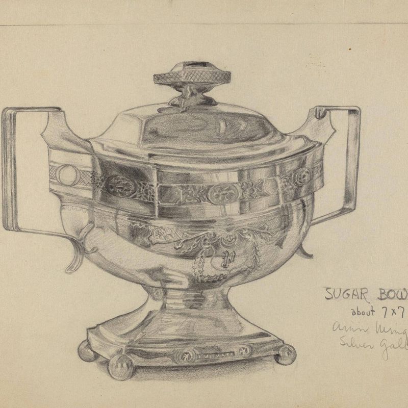 Silver Sugar Bowl