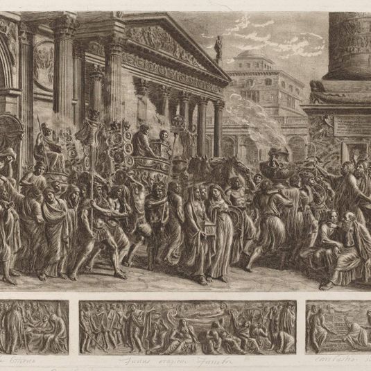 The Ashes of Trajan Carried in a Triumphal Procession