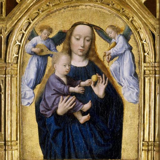 The Madonna and Child with Two Music-making Angels