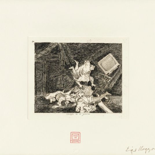 Untitled, from portfolio Homage to Goya II, Disasters of War, 1983-2003