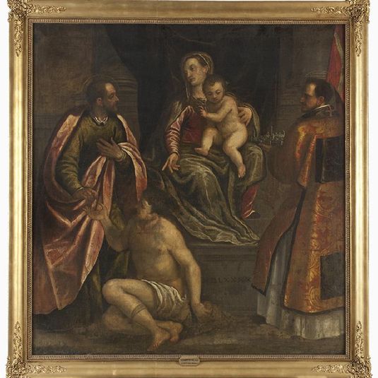 The Virgin and Child with St Martin and St Petronius