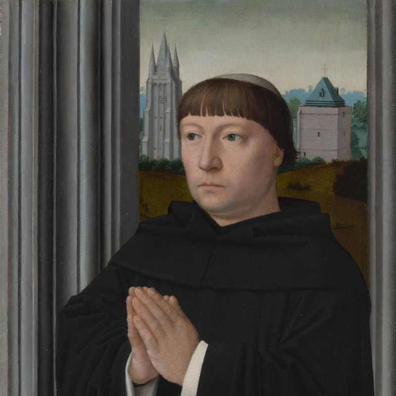 An Augustinian Friar (?) Praying
