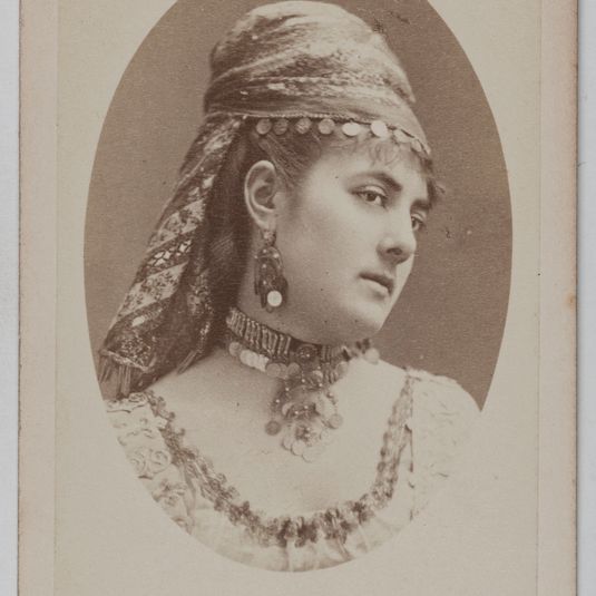 Portrait de Delphine de Lissy ou Lizy, (actrice)