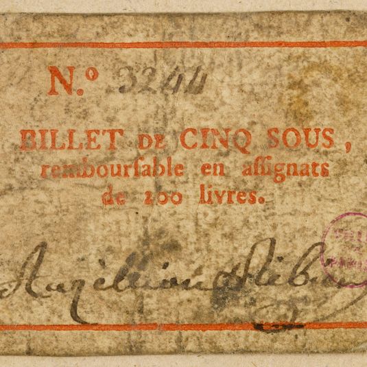 Billet de 5 sous, Nîmes, n° 3244