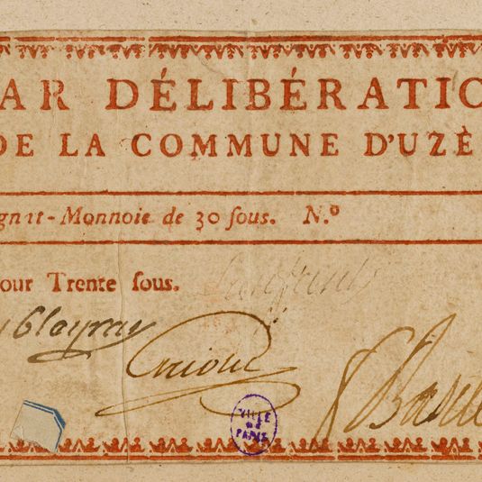 Assignat-monnoie de 30 sous, commune d'Uzès