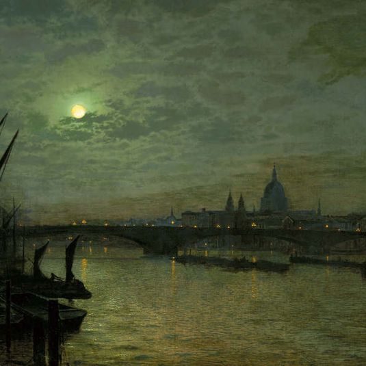 The Thames and Southwark Bridge