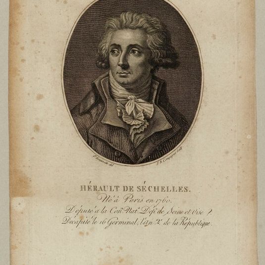 Hérault de Séchelles. / Né à Paris en 1760. [...].