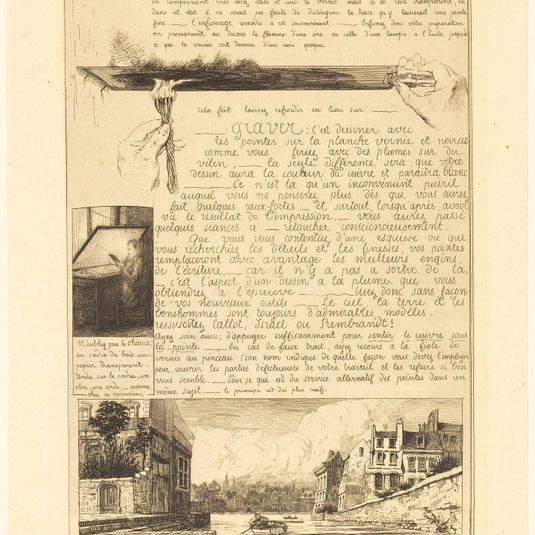 Lettre sur les Eléments de la gravure á l'Eauforte (Letter on the elements of etching), Page 2