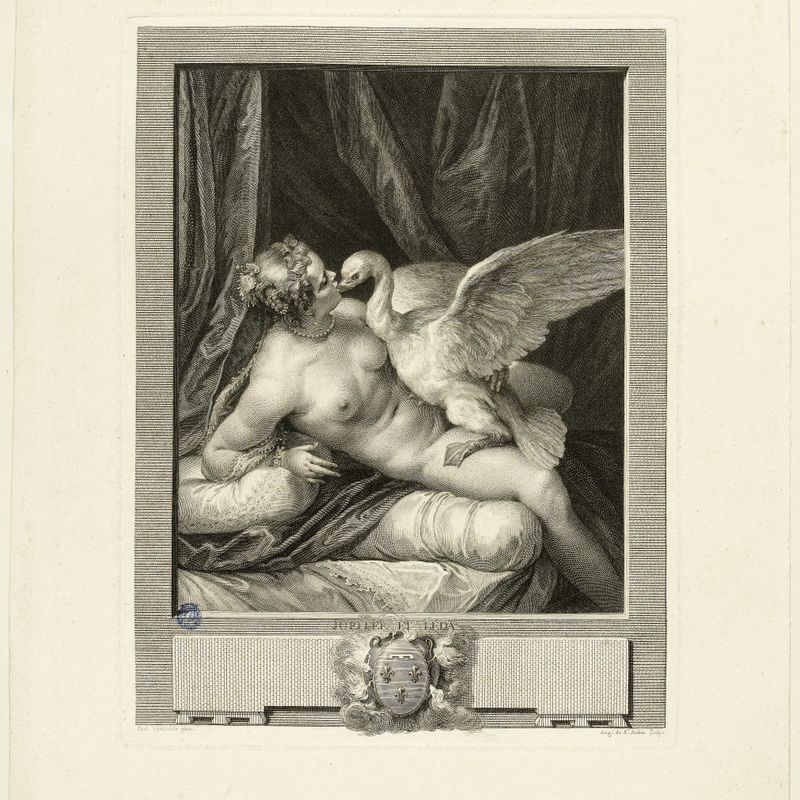 Jupiter et Léda d'après Véronèse