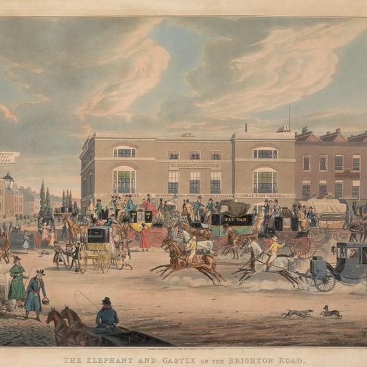 Coaching: The Elephant and Castle on the Brighton Road