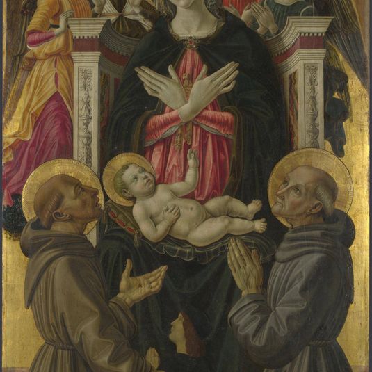 The Virgin and Child with Saints, Angels and a Donor