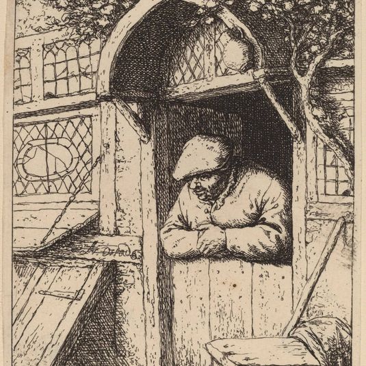 Peasant Leaning on His Doorway