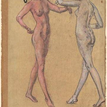 Two Views of a Dancing Nude