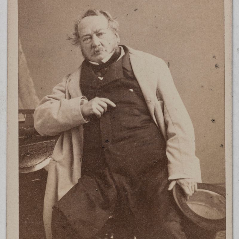 Portrait de Paul de Kock (1793 ou 1794-1871), romancier et auteur dramatique.
