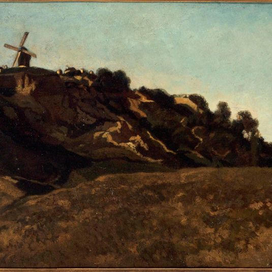 Vue de Montmartre, vers 1848
