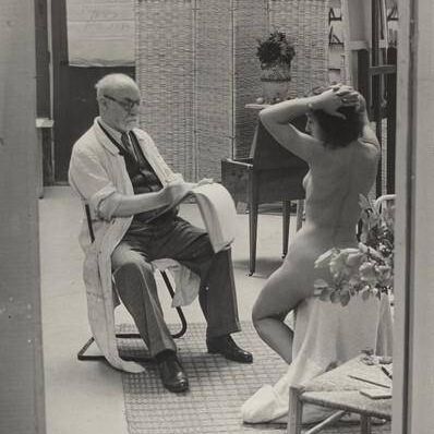 Matisse and His Model at the Villa d'Alésia, Paris