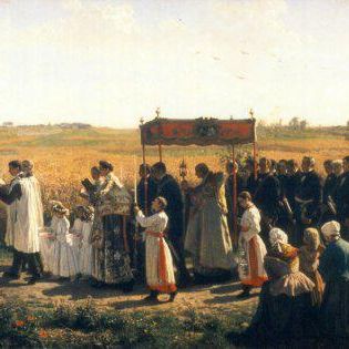 The Blessing of the wheat in Artois