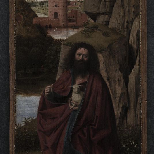 Saint John the Baptist in a Landscape