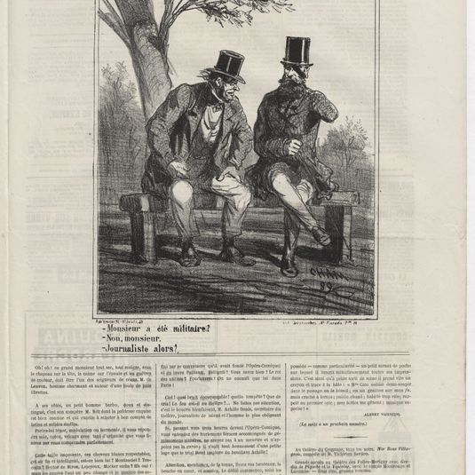 Le Charivari, trente-cinquième année, mercredi 14 novembre 1866