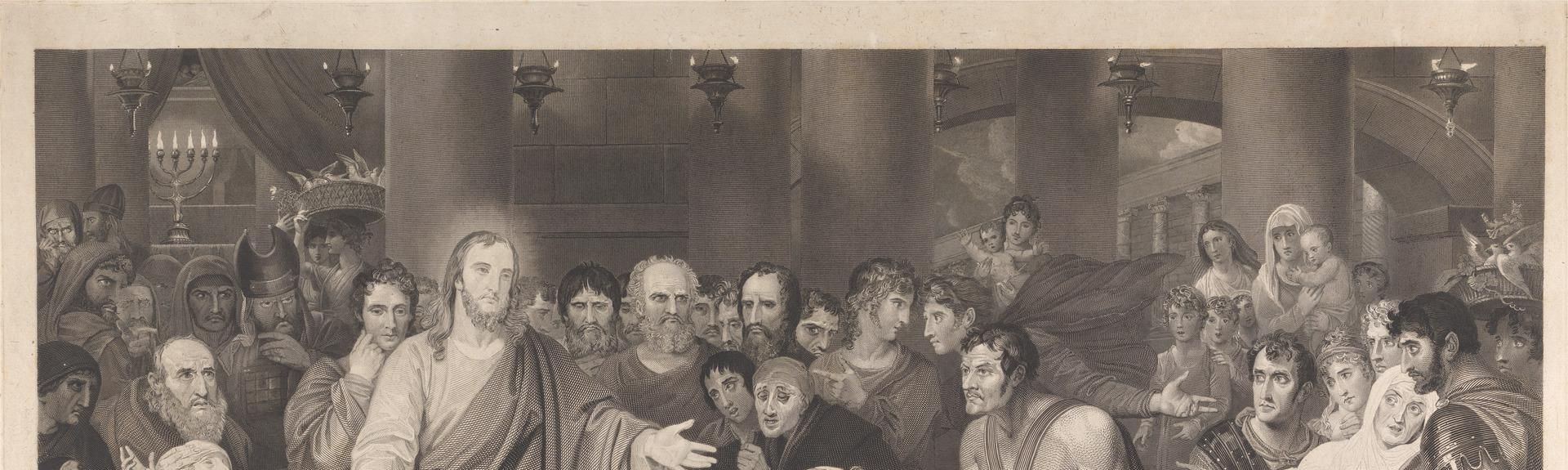 Our Saviour healing the sick in the Temple