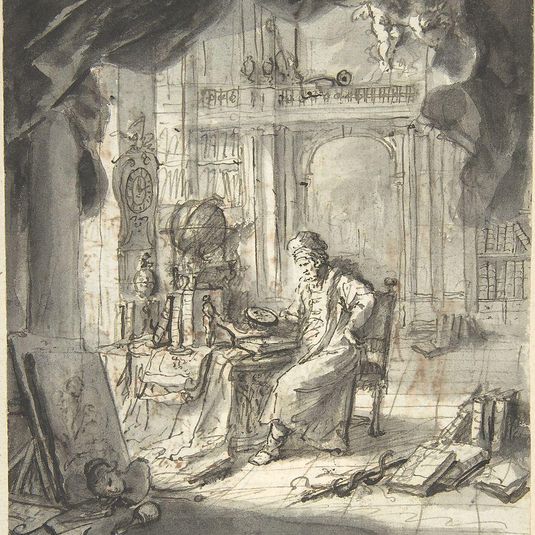 An Oriental Astronomer in His Study
