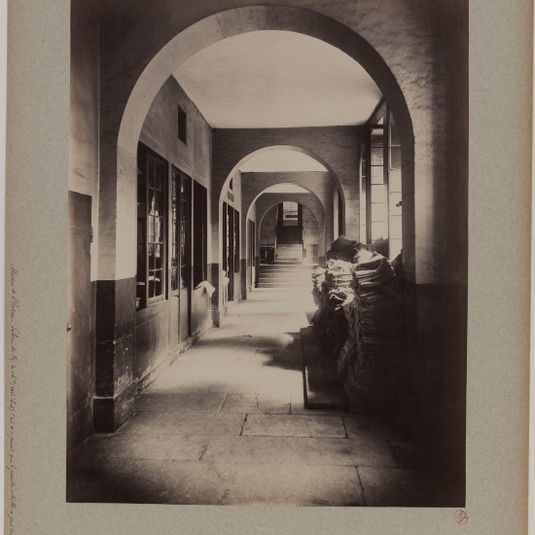 Prison de Saint-Lazare, galerie du rez de chaussée (côté sud), 10ème arrondissement, Paris