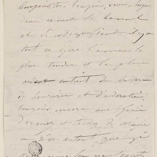Lettre de Juliette Drouet à Victor Hugo, 14 août mardi matin 7h1/2 1849
