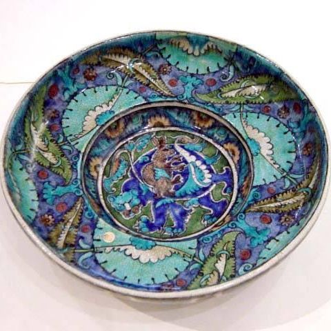 Bear and Hare plate