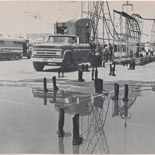 100 Boots Doing Their Best. Del Mar, California. June 24, 1972, 11:30 a.m.