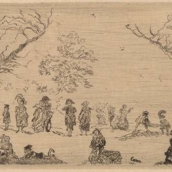 Gathering in a Park (Assemblee dans un parc)