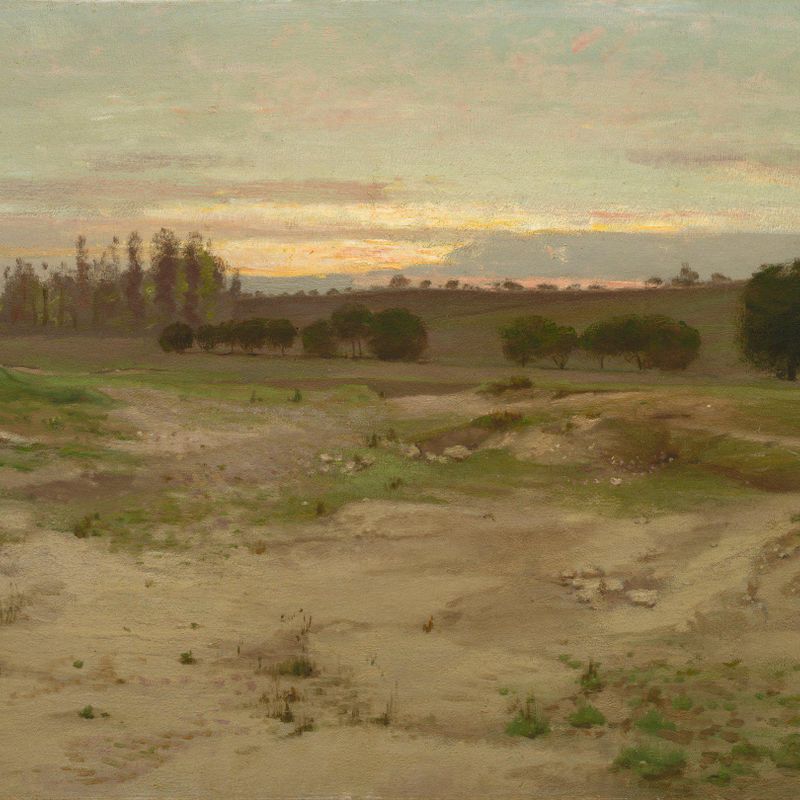 The Marl Pit at Mulcent:  Evening