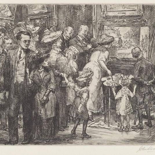 Copyist at the Metropolitan Museum