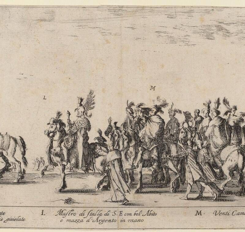 Master of His Excellency's Stables and Twenty Servants