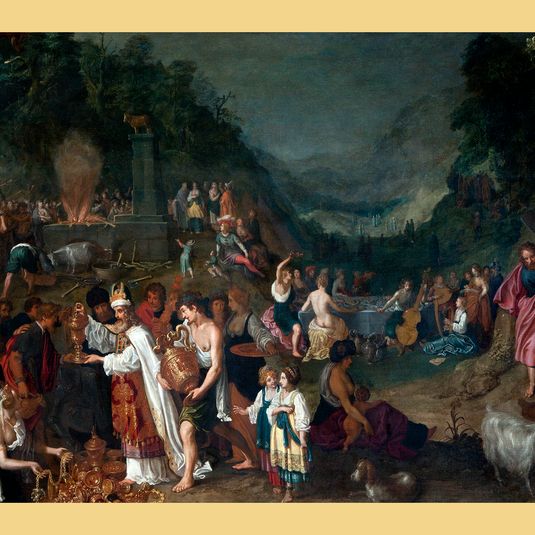 Tissot: The Adoration of the Golden Calf