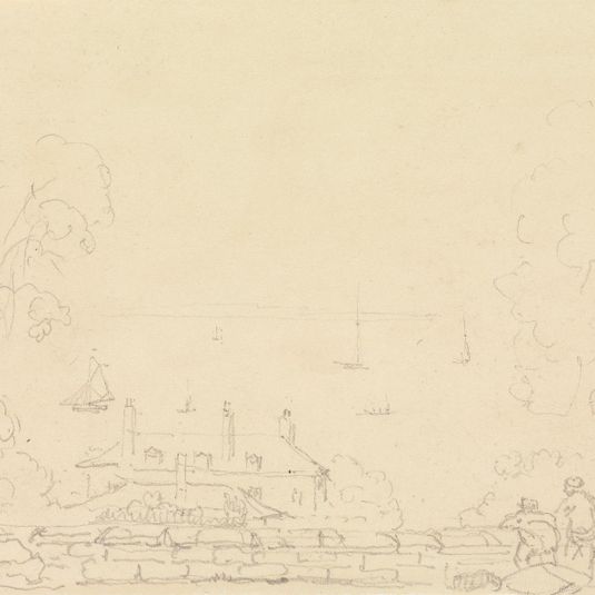 Sketch of an Estate House near the Shore, Isle of Wight