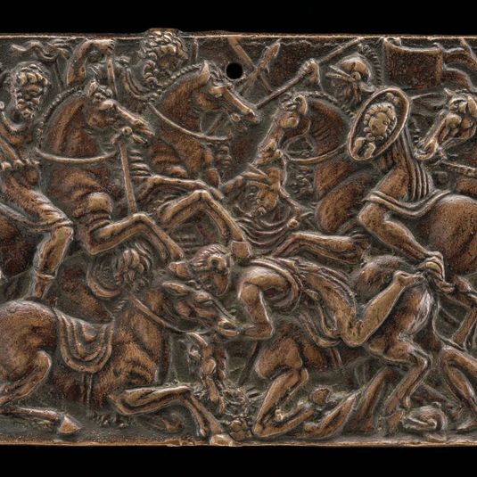 Horsemen Fighting