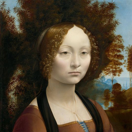 Ginevra de' Benci by Leonardo da Vinci
