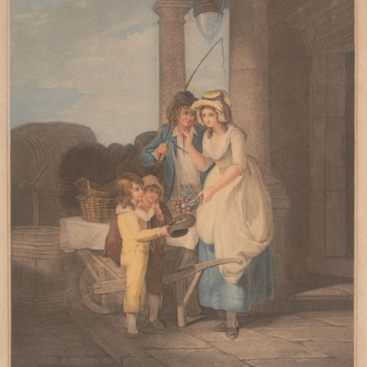 'Cries of London' Plate 8: "Round & Sound Five pence a Pound Duke Cherries"