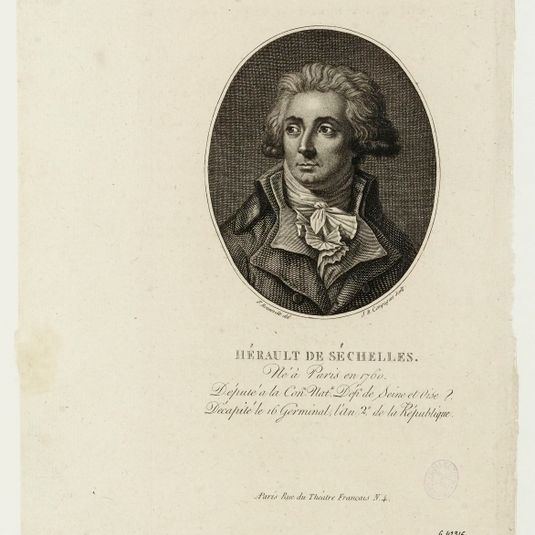 Hérault de Séchelles. / Né à Paris en 1760. [...].