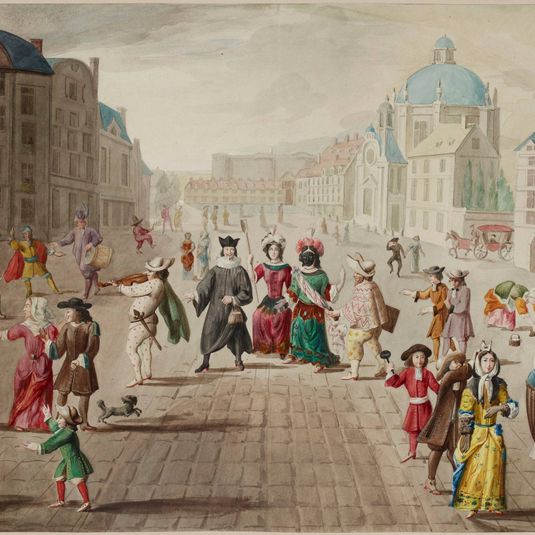 Farces dans les rues de Paris, rue Saint-Antoine.
