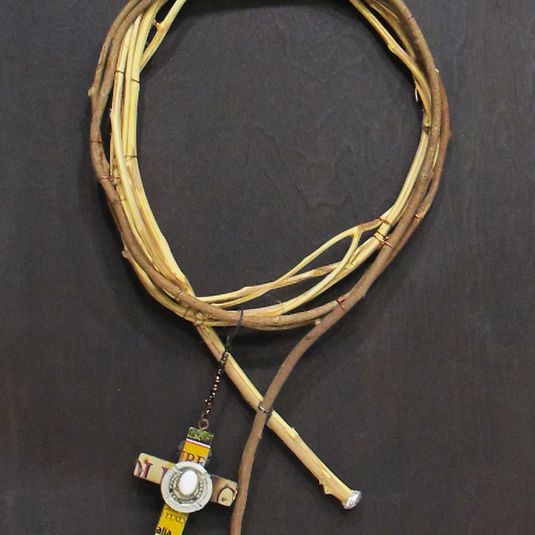 Wooden Cross Necklace