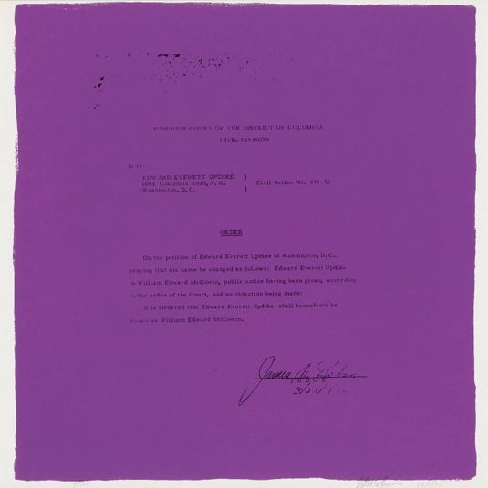William Edward McGowin (from the Name Change Project)