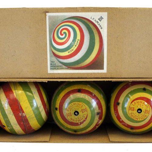“Rollmops” Tin Wind-Up Balls