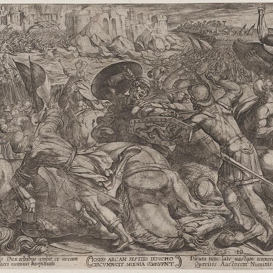 Plate 10: The Fall of Jericho, from 'The Battles of the Old Testament'