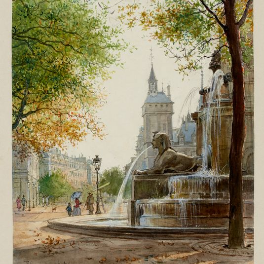 Fontaine du Châtelet, 1885
